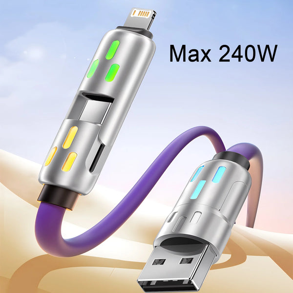 Versatile Fast Charging Cable Duo