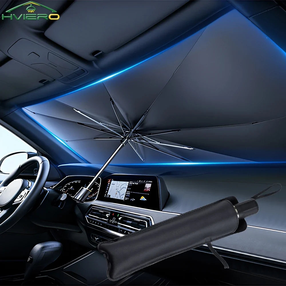 Easy Fold Car Sunshade Umbrella