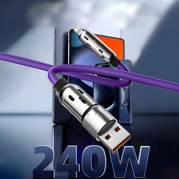 Versatile Fast Charging Cable Duo