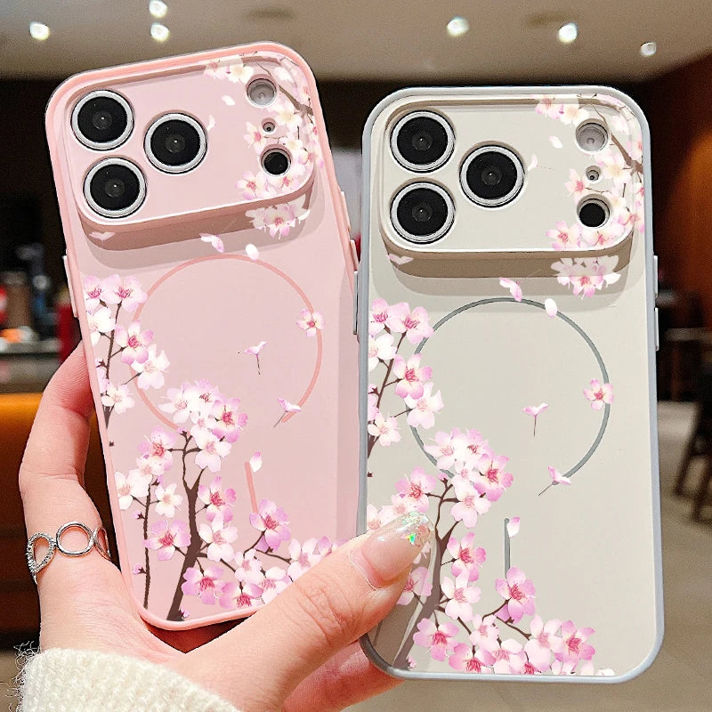 Chic Floral Magnetic Phone Case