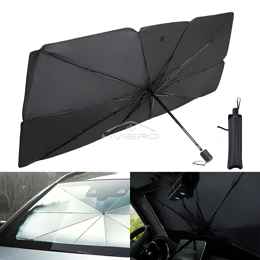 Easy Fold Car Sunshade Umbrella