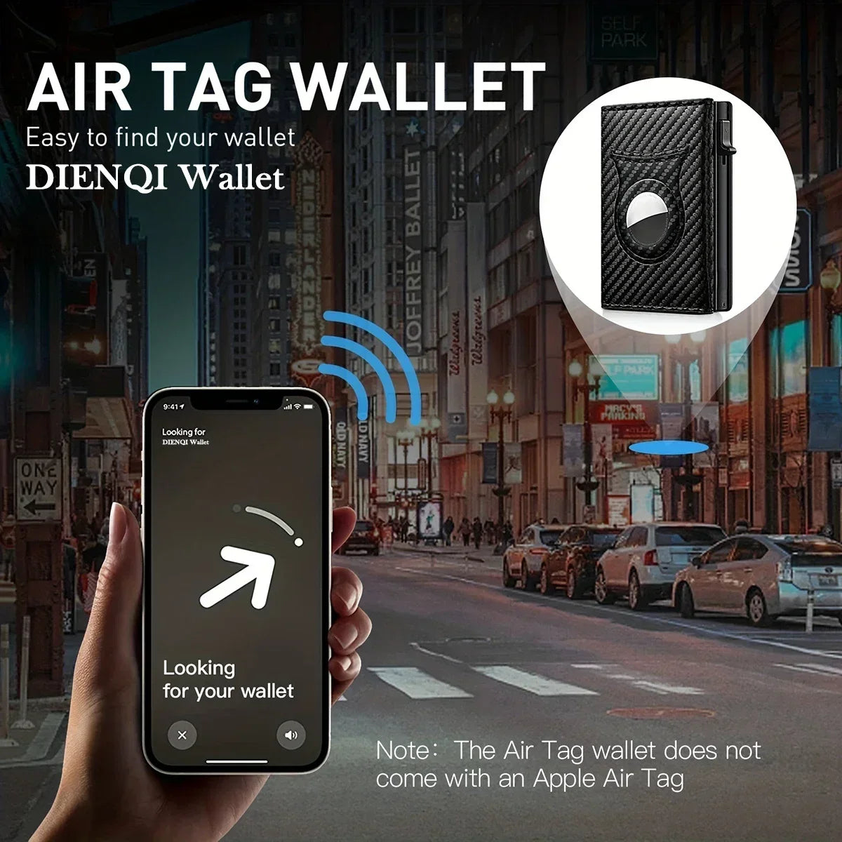 Smart Carbon Wallet for Men