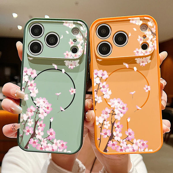 Chic Floral Magnetic Phone Case