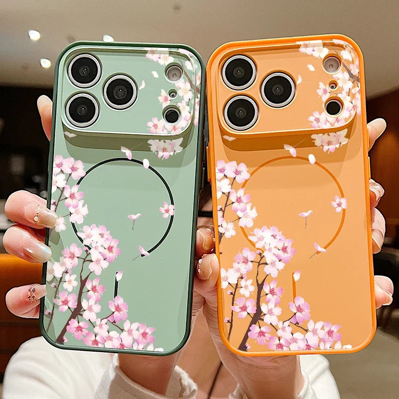 Chic Floral Magnetic Phone Case