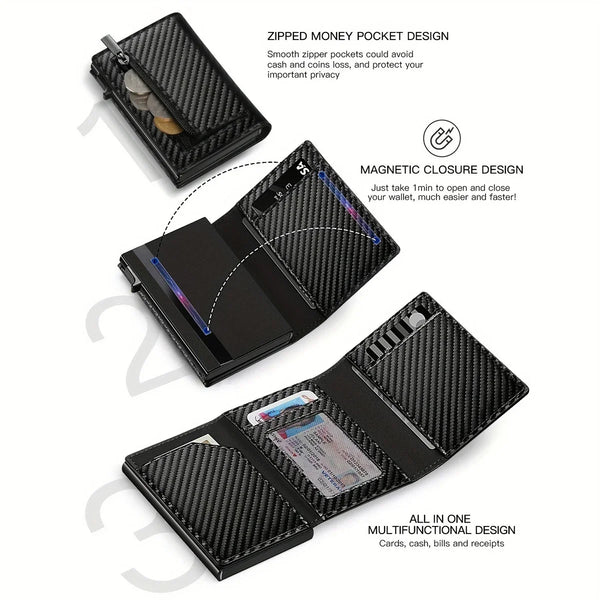 Smart Carbon Wallet for Men