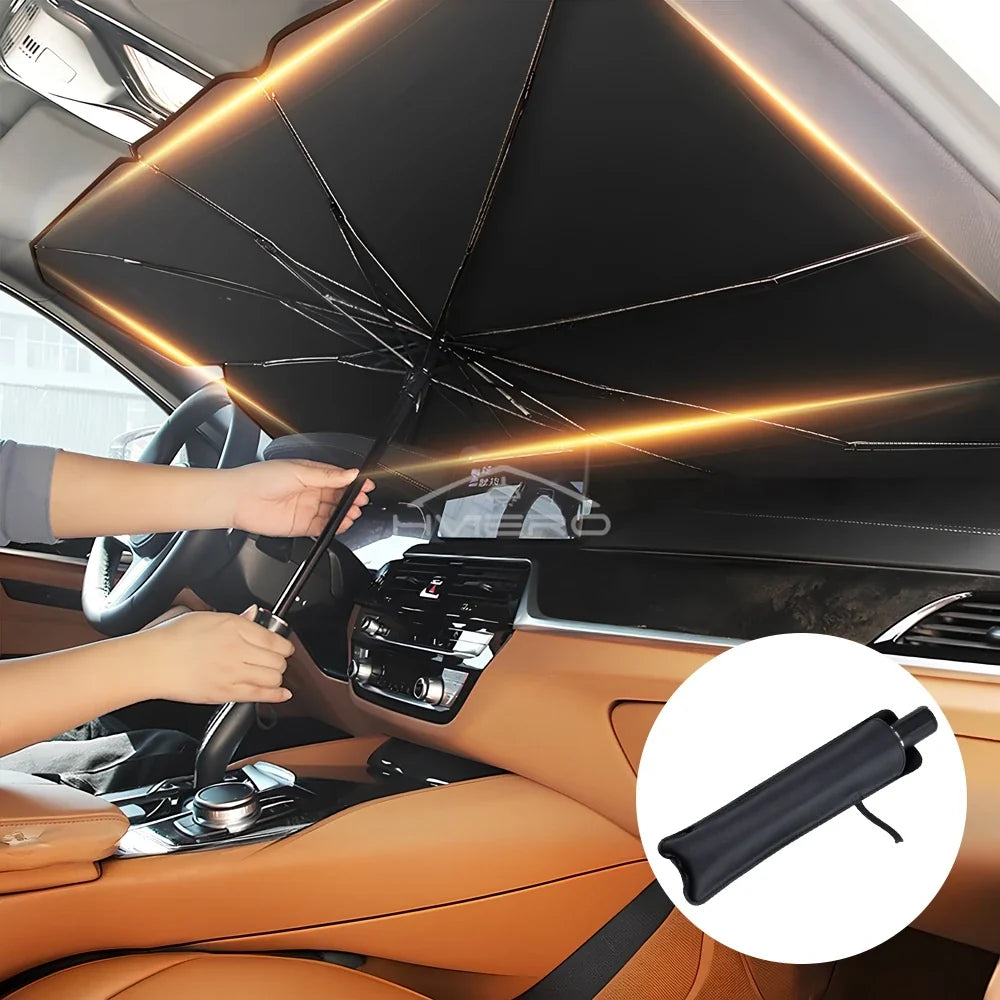 Easy Fold Car Sunshade Umbrella